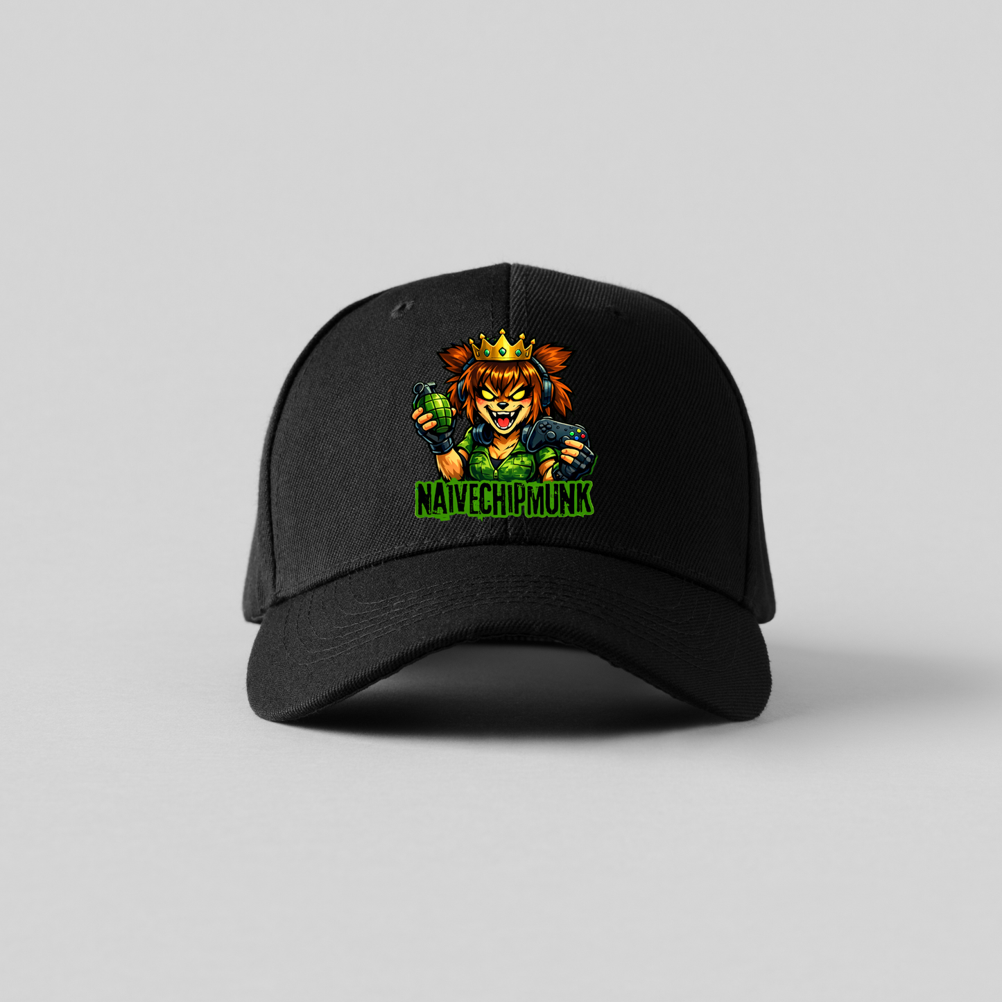 Naive Chipmunk Hat - Mesh Back Trucker Cap