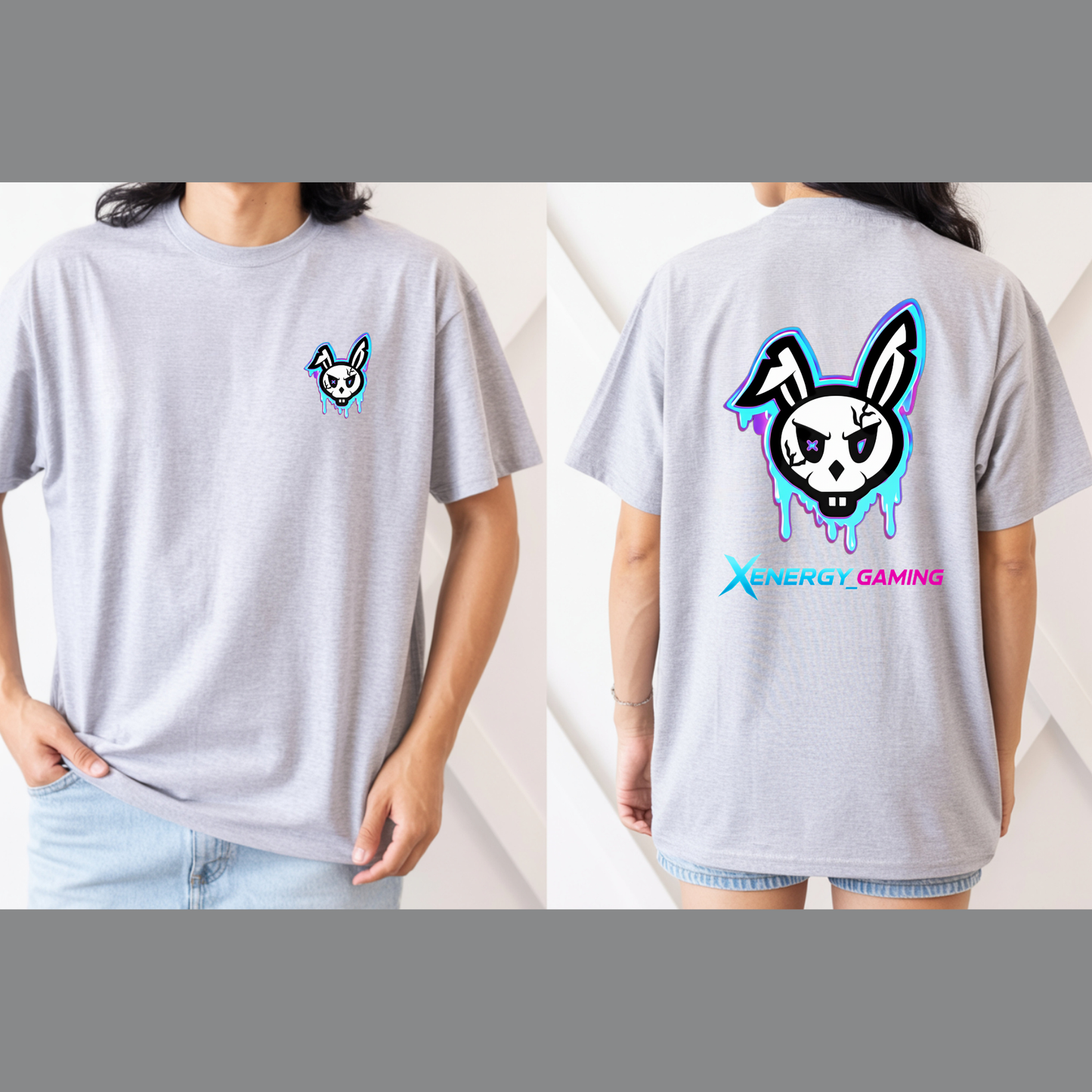 Xenergy Gaming Tee – Pocket Logo + Back Print