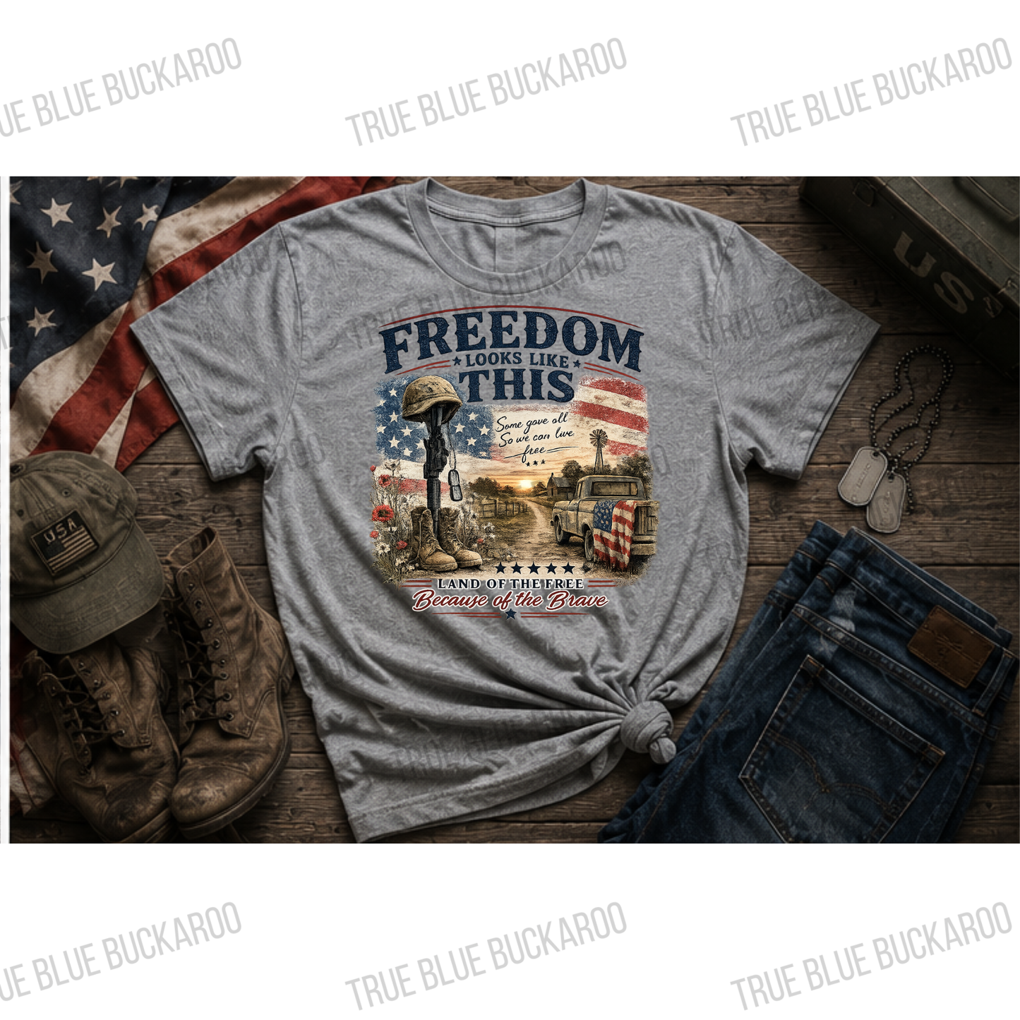 Freedom looks like this Tee