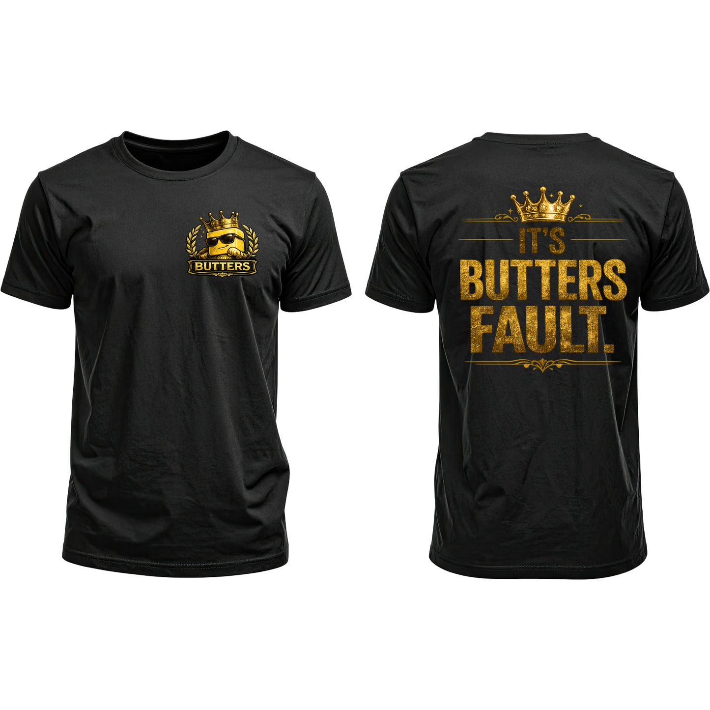 Butter's Tee – Pocket Logo + Back Print
