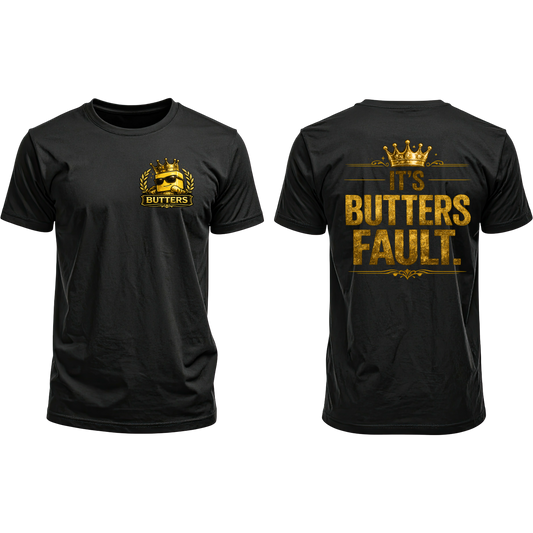 Butter's Tee – Pocket Logo + Back Print