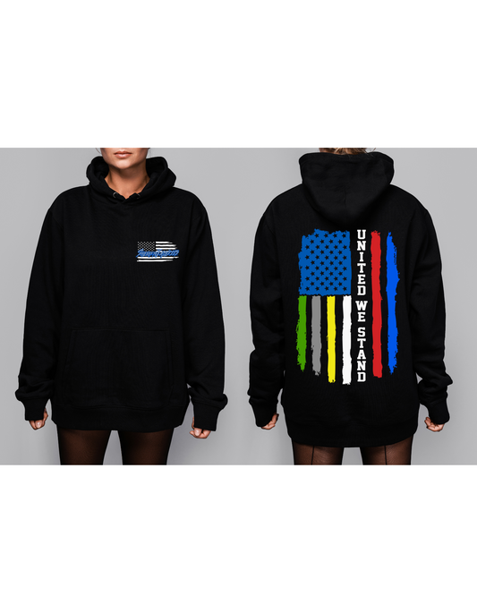 SheriffJase5125 Gaming Hoodie – Pocket Logo + Back Print