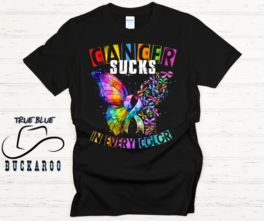 Cancer Sucks In every Color