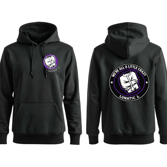 Lunatic L Hoodie – Pocket Logo + Back Print