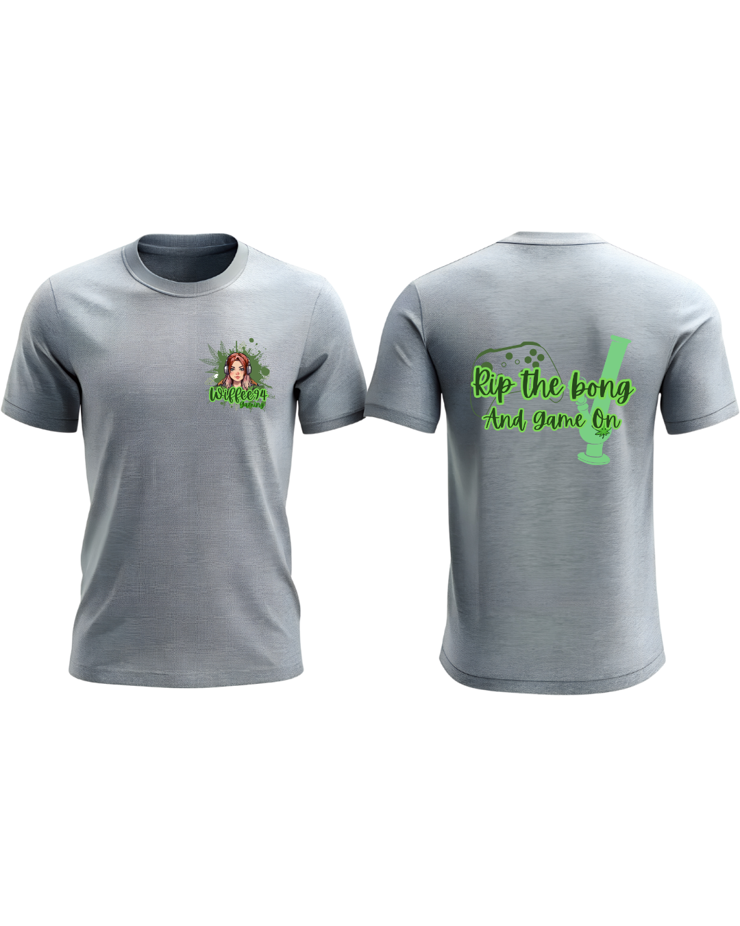 Wiffee94 Gaming Tee – Pocket Logo + Back Print