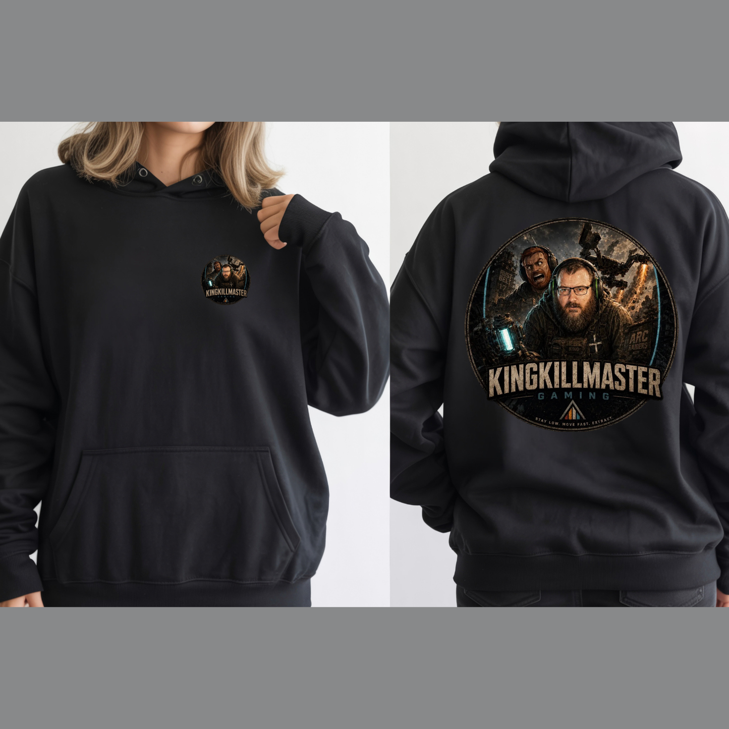 OG Killmaster Hoodie – Pocket Logo + Back Print