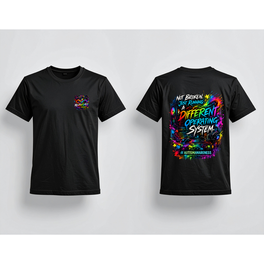 MrUrAdopted Tee – Pocket Logo + Back Print