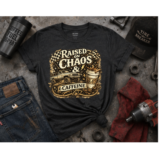 Raised on Caffeine and ChaosTee