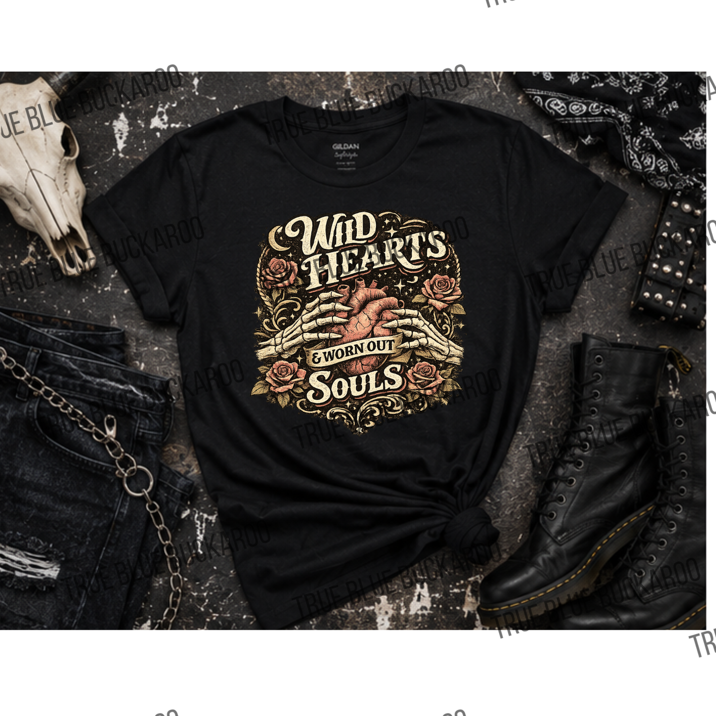 Wild Hearts worn out souls tee