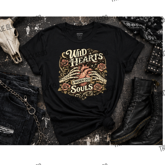 Wild Hearts worn out souls tee