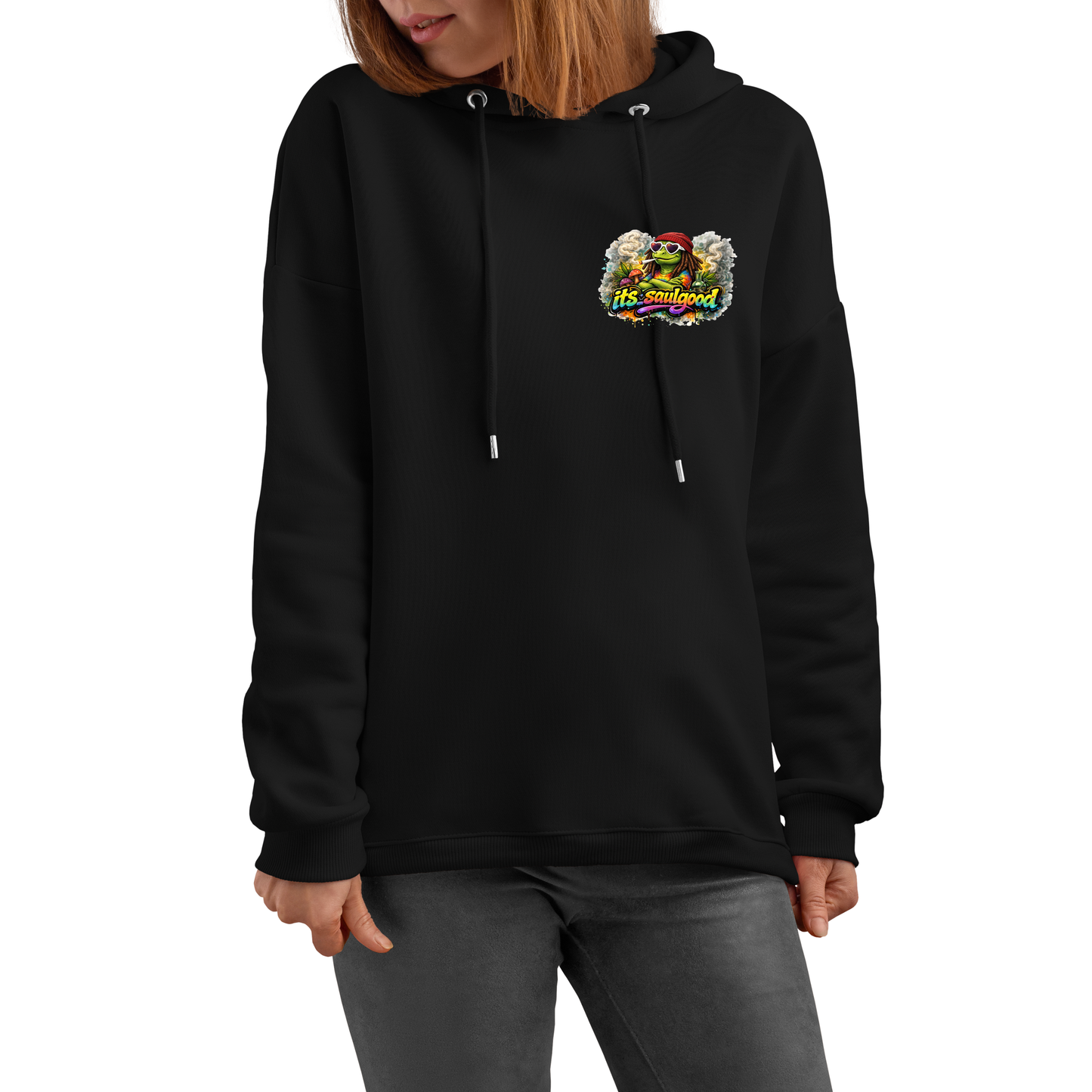 Its Saul Good Hoodie - Pocket Logo and Back Print