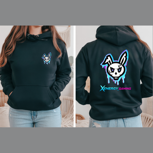 Xenergy Gaming Hoodie – Pocket Logo + Back Print